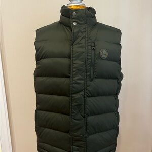 Timberland Men's Green Puffer Vest